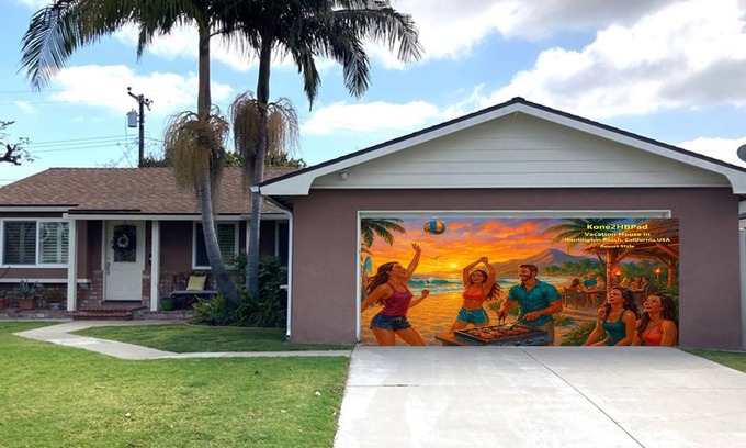 Huntington Beach House | Hawaiian Beach Room at Kone2HBPad with 2 qn bed, WEEKLY & MONTHLY DISCOUNT