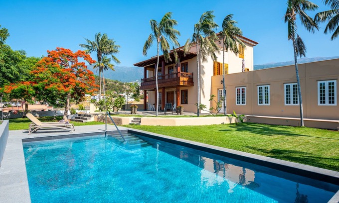 Puerto de la Cruz House | Heated pool, banana plantation Puerto Cruz, 360º views