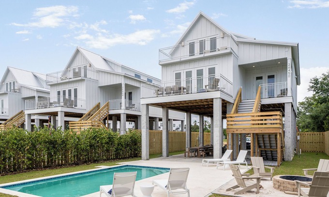 Henderson Point House | High-End Beachfront Home w/Private Pool & Big Water Views!