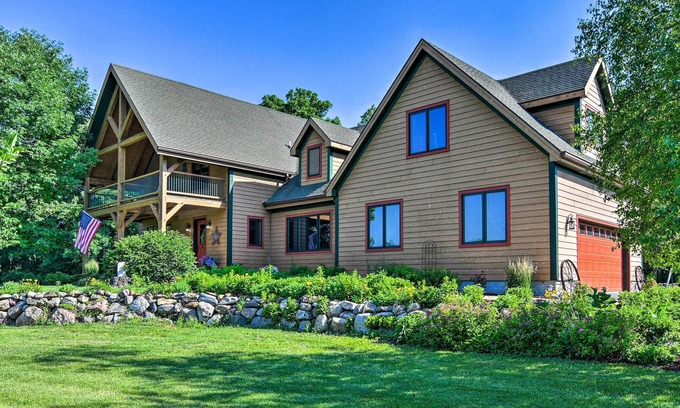 Adel House | High-End Countryside Lodge w/ Wraparound Porch!