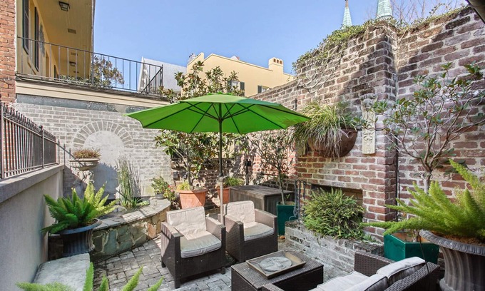 Historic Downtown Savannah House | Historic 2 Story Home w/Balcony, Parking on Calhoun Square by Lucky Savannah