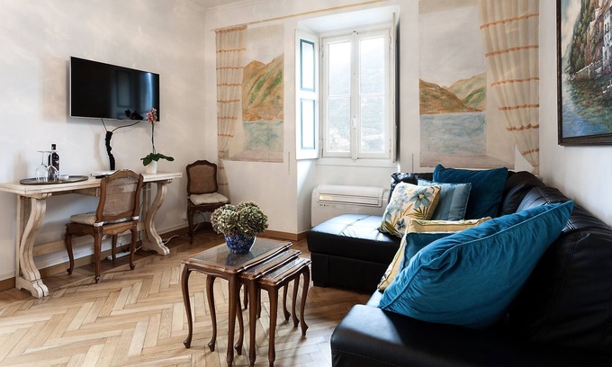 Torno Apartment | Historic Castle with Lake views and Pool