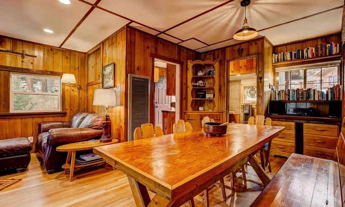 Estes Park Cabin | Historic Forested Cabin with Great Mountain Views
