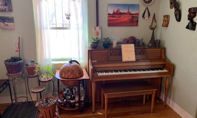 Sam Hughes House | Historic Midtown Spanish Villa with a View