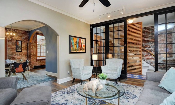 Salida House | Historic, newly remodeled home with gourmet kitchen, private patios, and comfortable, high-end furnishings and decor