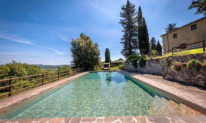 Castelnuovo di Val di Cecina House | Holiday Home 'Podere Le Rote' with Private Pool, Private Garden and Wi-Fi
