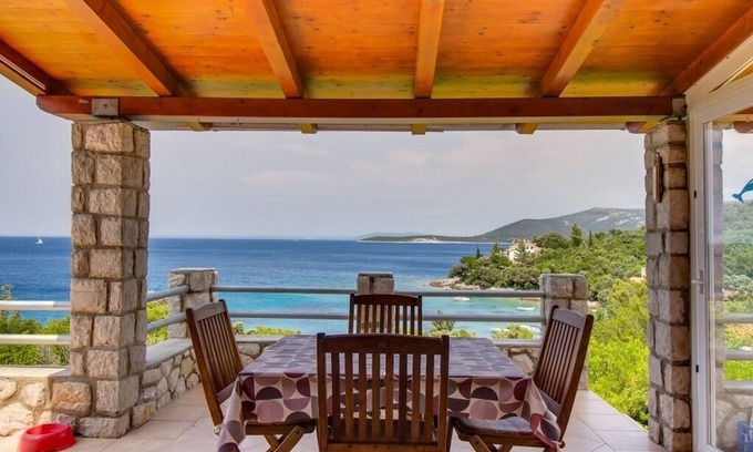 Sveti Jakov Ski Chalet | Holiday Home in Stivan with Seaview, Terrace, Air condition, WIFI (4239-1)