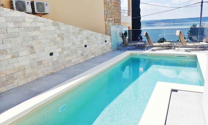 Maslenica House | Holiday home mit Pool und Meerblick