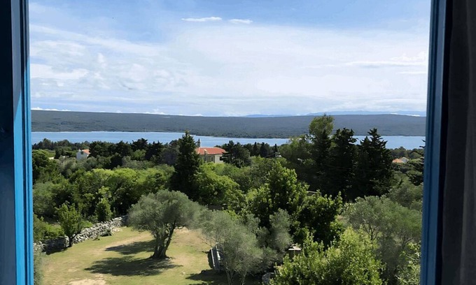 Nerezine Villa | Holiday Home Sea View Garden Terrace 10 Guests Dog Friendly Losinj