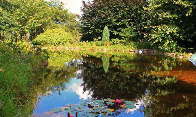 Mallentin House | Holiday house with a private swimming pool and sauna in a rural idyll