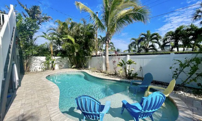 Whitney Beach House | Holmes Beach House at AMI 200 steps to blue water and powder white sands!