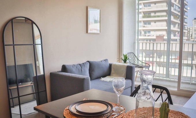 Nunoa Apartment | HOM I Departamento Cerca del Estadio Nacional y del Metro