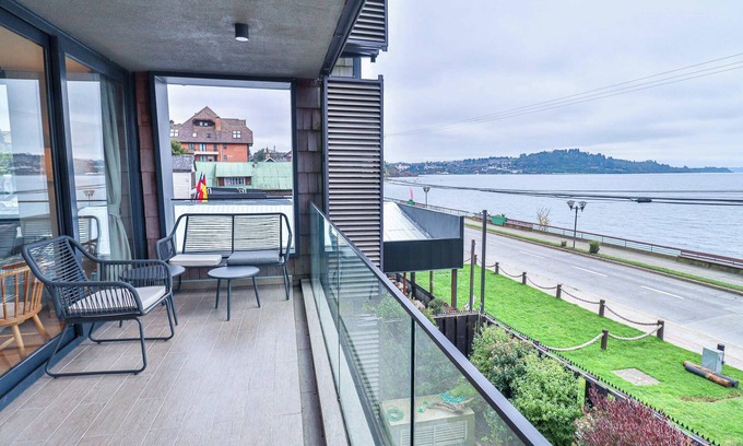 Puerto Varas Apartment | HOM I Depto Familiar 3D2B Terraza, Piscina y Parking