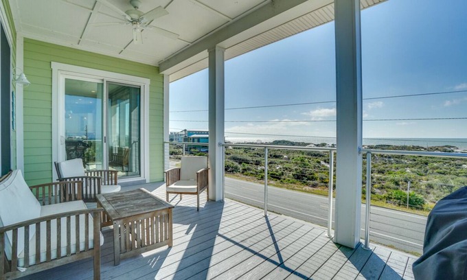 Cape San Blas House | Home in Community of Hibiscus! Water Views! Community Pool! Elevator! Beach Access!