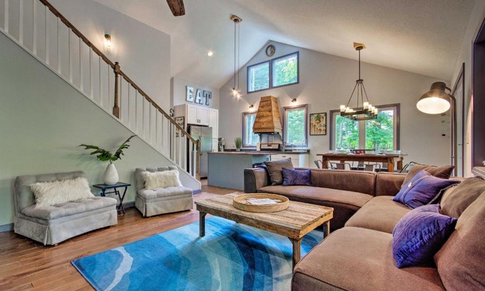 Fairview House | Home with Deck and Game Room - 8 Mi to Asheville
