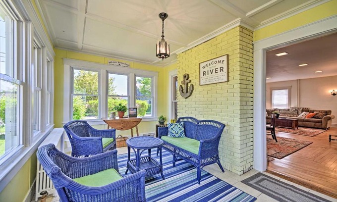 Clayton House | Home with Patio, 2 Blocks to St Lawrence River