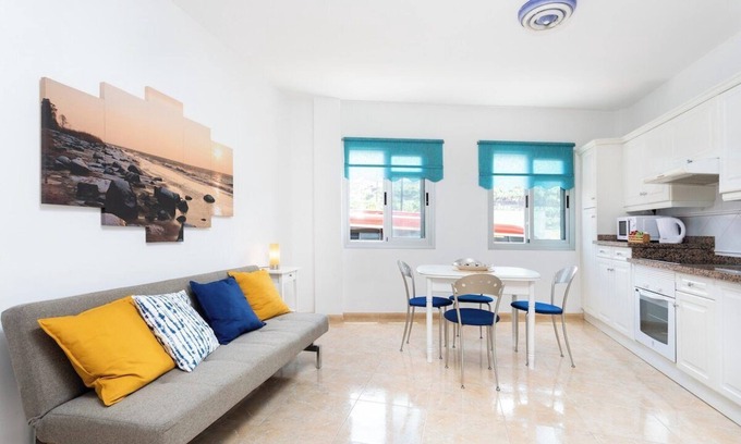 Los Sauces Apartment | Home2Book Sea Side Charco Azul Pool Apartment Wifi