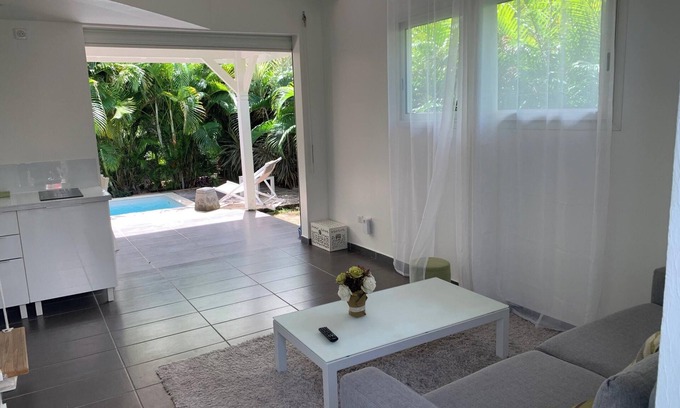 L'Autre-Bord Apartment | Homerez - Apartment in Le Moule, Private Pool