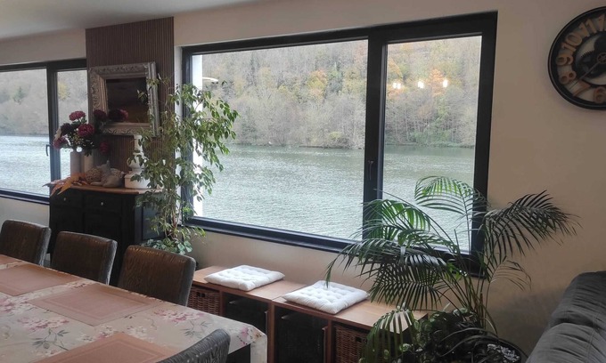 Hastiere House | Homerez - Riverside House with Jacuzzi