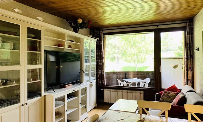 Pra Loup Apartment | Horizons Residence - Superb renovated apartment, 2 large bedrooms, balconies on slopes, porch of shops, Pra Loup
