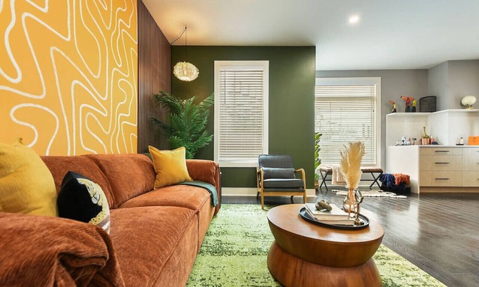 Lower Lawrenceville House | ★ HostWise Stays ★ Luxe Kid-Friendly Home with Rooftop deck, Garage, High End Kitchen, More!