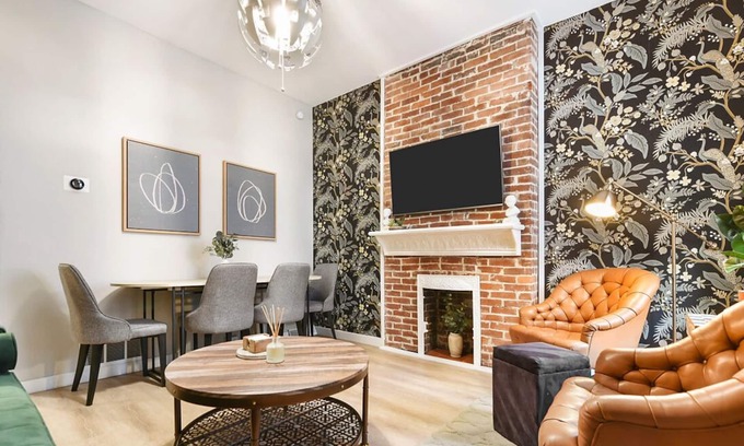 Lower Lawrenceville House | ★ HostWise Stays ★ Stunning Remodel, Off-Street Parking, Amazing Location!