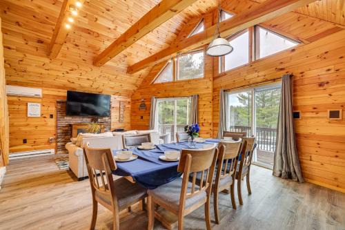 White Haven House | Hot Tub and Fire Pit Lakefront Cabin in White Haven