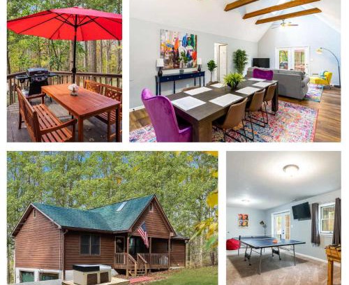 Kabletown House | Hot Tub, Deck&Grill, Game Room, WiFi at Cute Cabin