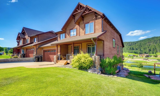 Sturgis House | Hot Tub + Golf Course Views: Luxe Sturgis Home!