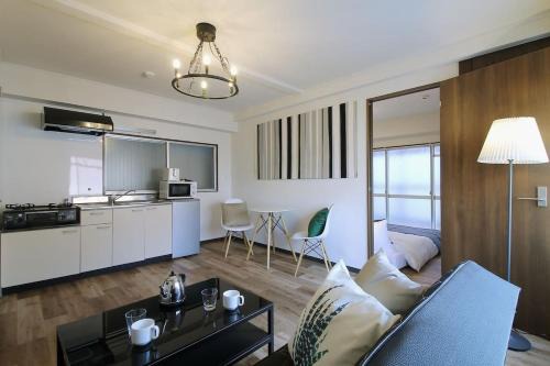 Minami Ward Apartment | Hottie - 1 Bedrm Apt 5mins from Hiroshima Sta 5ppl 302