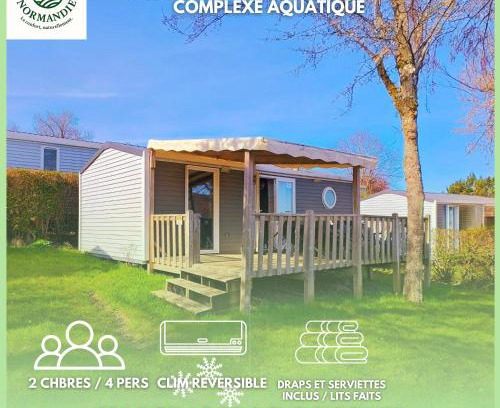 Houlgate Resort | Houlgate-153- Mobilhome cosy 4 personnes Camping 5 étoiles