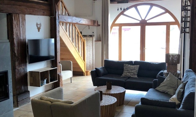 Corcieux House | House 15 people with Jacuzzi, Large Terrace near Gérardmer