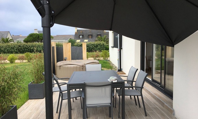 Plouescat House | HOUSE 300 meters from beaches and port with spa