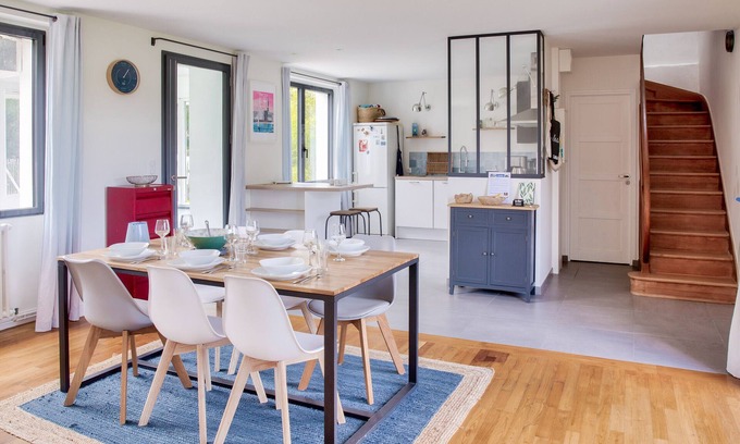 Loctudy Ski Chalet | House for 7 - Large garden - 950m from the beach