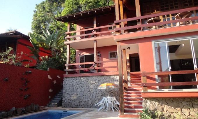 Sao Sebastiao House | House in gated community-Toque Toque Pequeno with sea view/3 km from Maresias beach