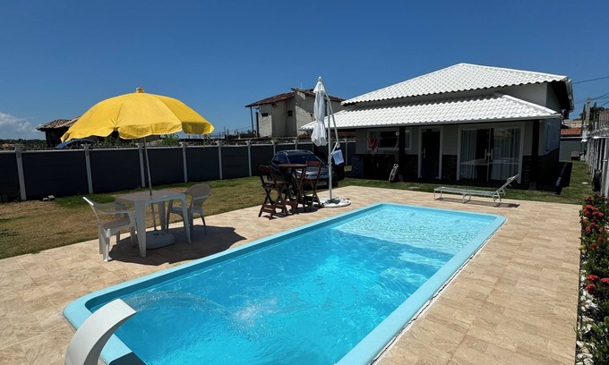 Saquarema Villa | House with Pool/ATV/Gourmet Area/Kids Space