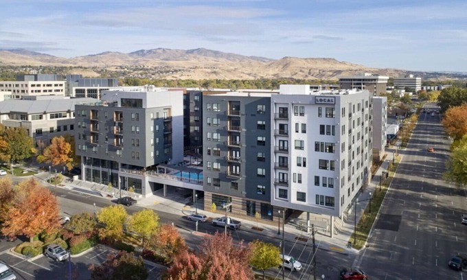 Boise Apartment | Iconic Nike Studio + Romantic Canopy Glow
