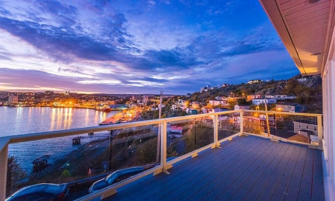 Downtown St. John's House | Iconic Red | Top of the Battery | Ocean & City Vw