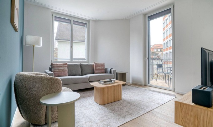 Muhlebach Apartment | Ideal Mühlebach 1BR w/Private W/D, nr Opera House, by Blueground