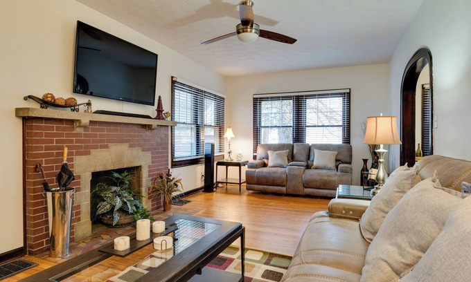 Indianapolis Cottage | Idyllic Home Near Indianapolis Motor Speedway