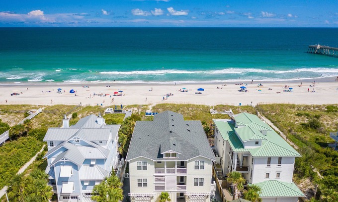 Wrightsville Beach House | Immaculate 5 bedroom/4 bathroom oceanfront Wrightsville property with private be