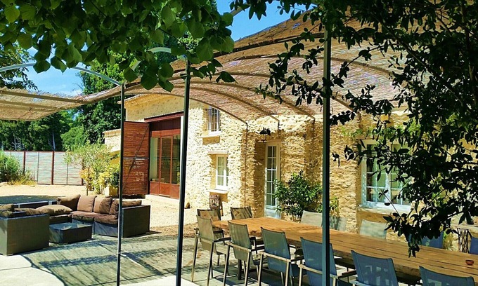 Mornas House | In Mornas, Vaucluse, well restored big landhouse with private pool
