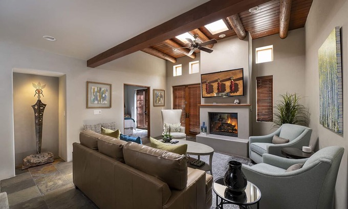 Downtown Santa Fe Condo | In The Heart Of Santa Fe, Walk to Everything Downtown, 3 Bed, 3 Bath Townhouse