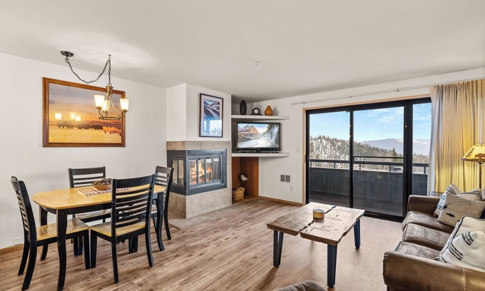 Whitefish Condo | Incredible condo with amazing views and AC for those hot days! Ski access just a few steps away