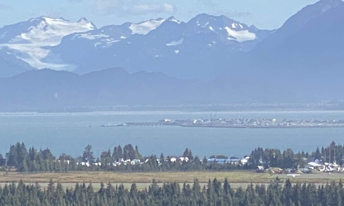 Homer Apartment | Incredible views in Homer, AK, first floor 2BR/1BA, kitchen, pet friendly