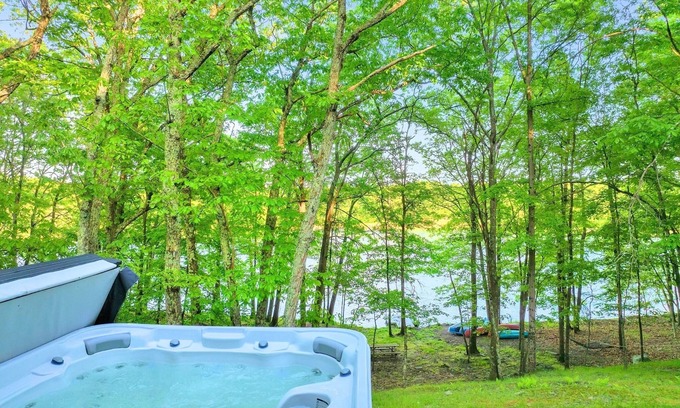 Pocono Mountain Lake House | Indoor Pool, Pvt Hot Tub, Game Room, Lakefront Fully Loaded, Dock