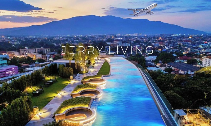 Chang Khlan Apartment | Infinity pool Rooftop gym New room Jerry Living