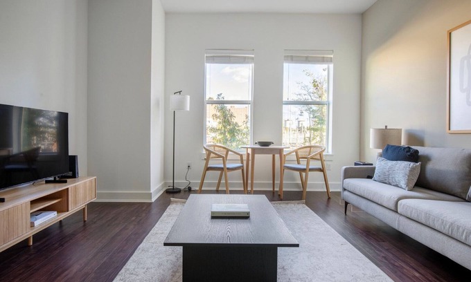 Cambridge Apartment | Inviting Alewife 2BR w/Gym & W/D, nr Red Line, by Blueground