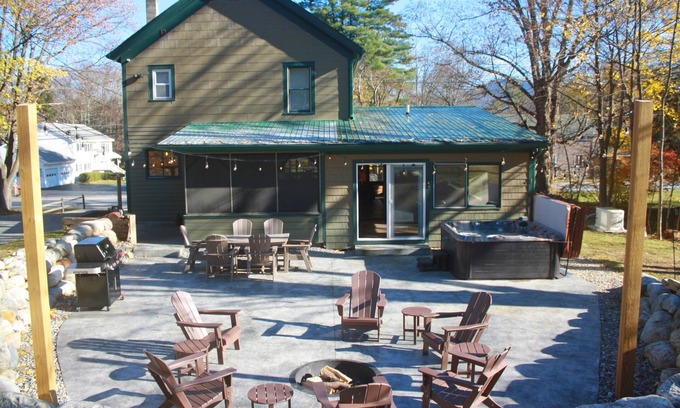 Diamond Point House | Inviting Spacious Bolton Home HOT TUB. Walking distance to majestic Lake George.