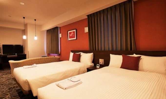 Naha Hotel | JapaneseWestern style room with 2 beds Opening a/Naha Okinawa
